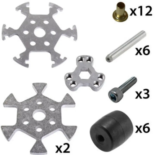 AndyMark 3in. Aluminum Omni Wheel w/ 3/8 Hex Bore
