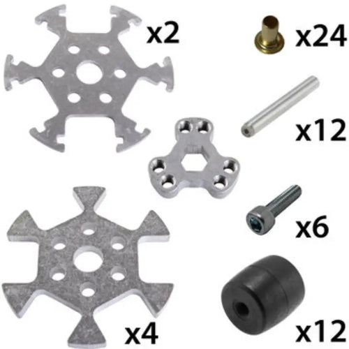 AndyMark 3in. Dualie Omni Wheel w/ 3/8 Hex Bore