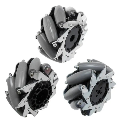 AndyMark 4in. HD Mecanum Wheel 3/8in. Hex, Full Set