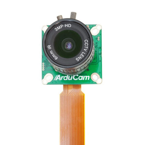 Arducam 12.3MP High-Quality Camera Module w/ 6mm CS Lens for RPi