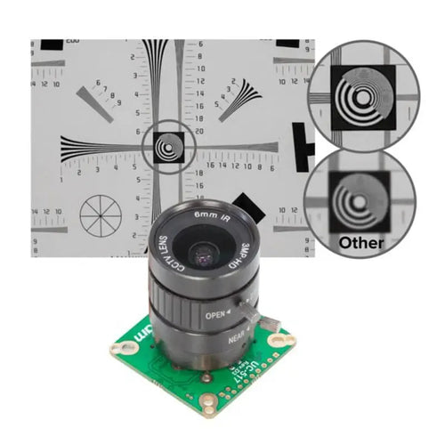 Arducam 12.3MP High-Quality Camera Module w/ 6mm CS Lens for RPi