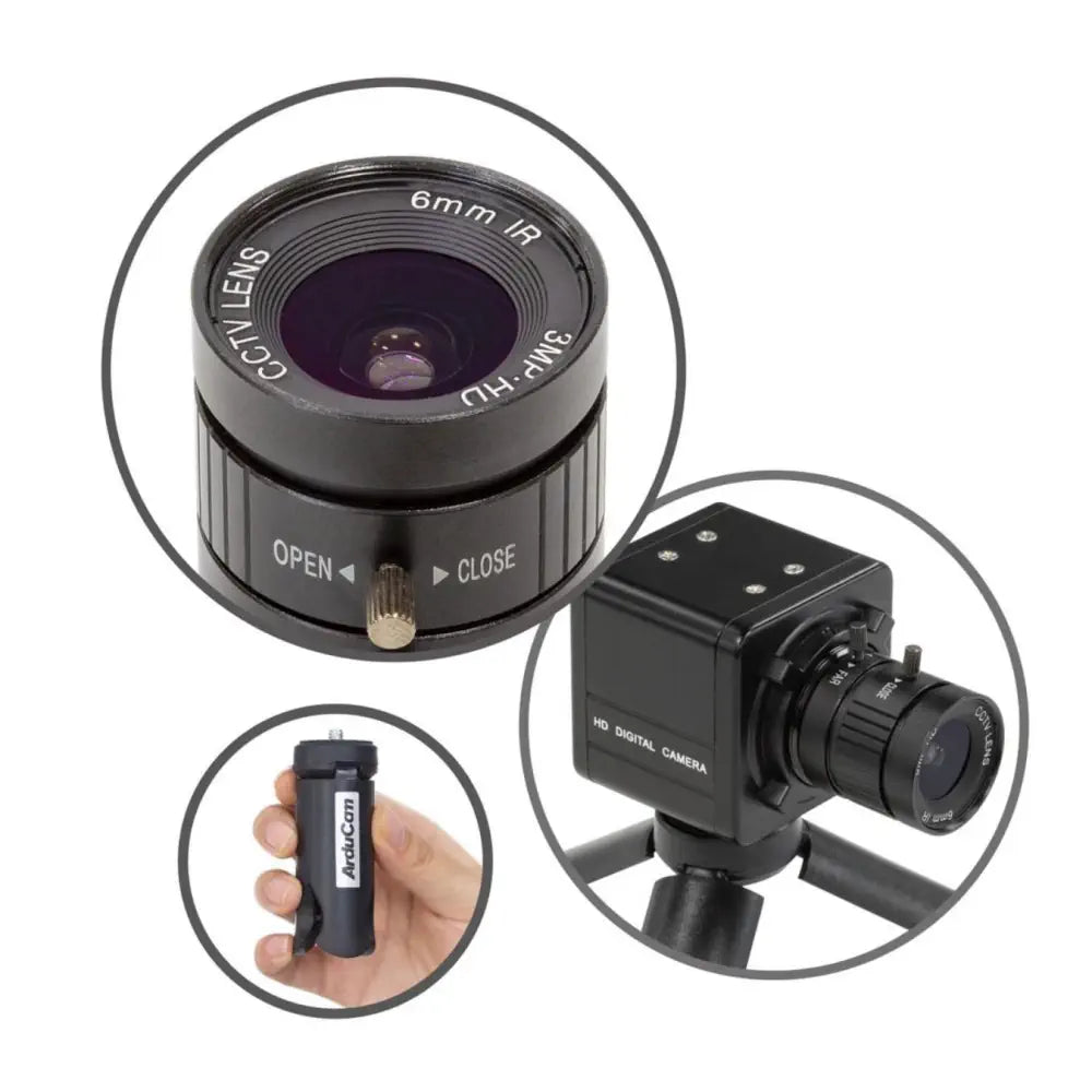Arducam 12MP 477P USB-Kameramodul mit mm CS-Mount-Objektiv