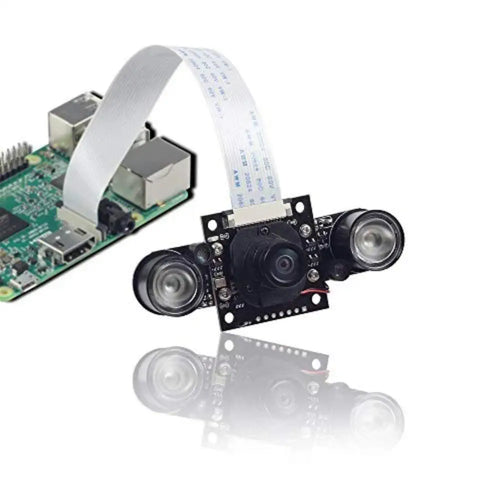 Arducam 5MP OV5647 Camera Module for Raspberry Pi w/ IR LED for Night Vision