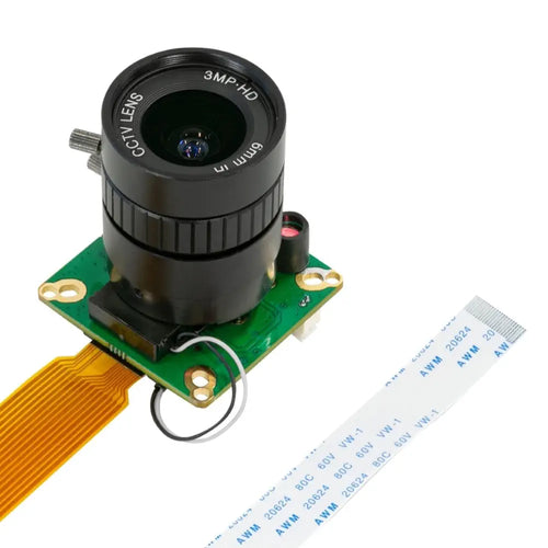 Arducam 12.3MP IMX477 IR-CUT Camera Module for Raspberry Pi (6mm CS Lens)