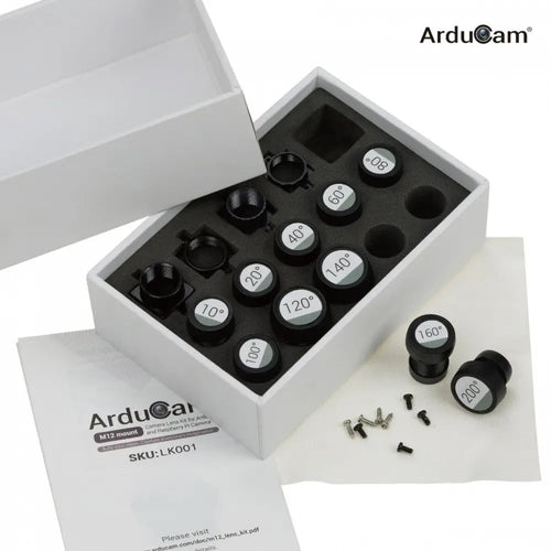 ArduCam M12 Mount Camera Lens Kit for Arduino and Raspberry Pi Cameras