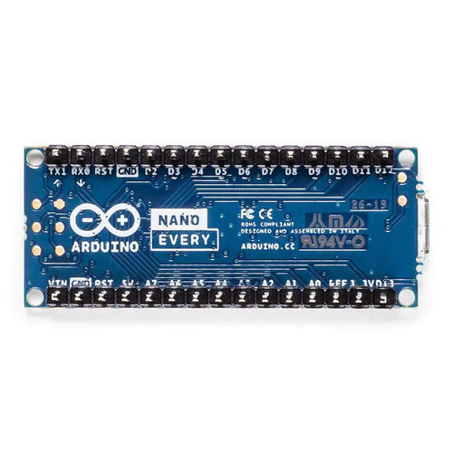 Arduino Nano Every Microcontroller with Headers