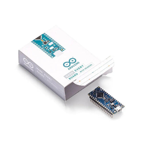 Arduino Nano Every Microcontroller with Headers