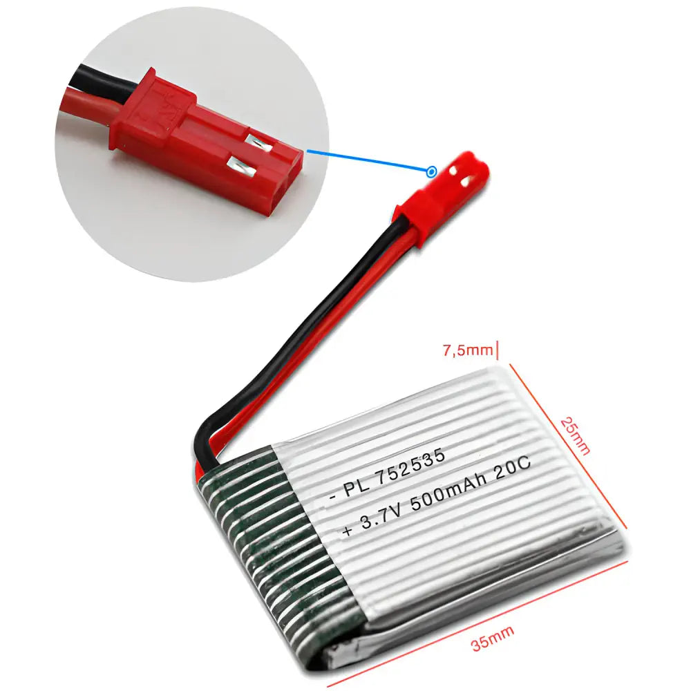 LIPO 3.7V 500mAh LIPO 3.7V 500mAh