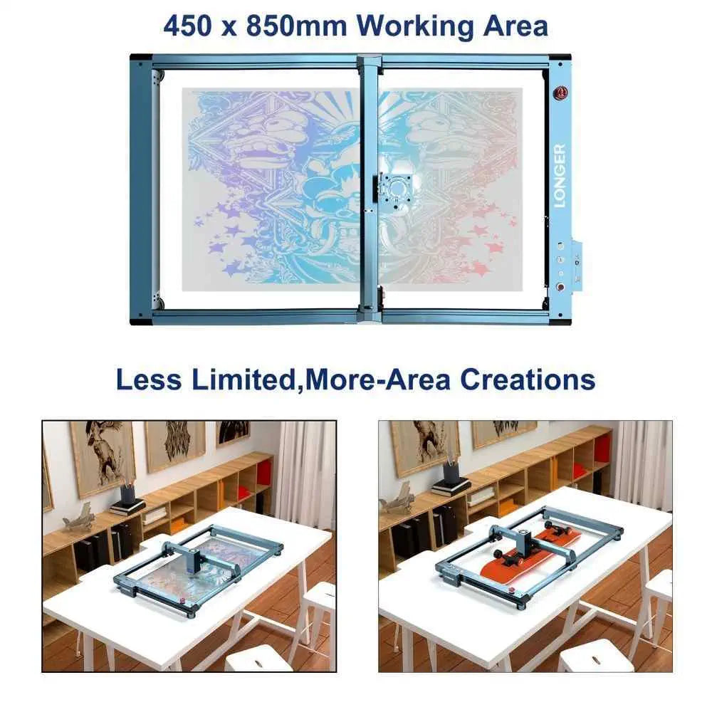 LONGER Laser B1 Laser Engraver Y-Axis Extension Kits