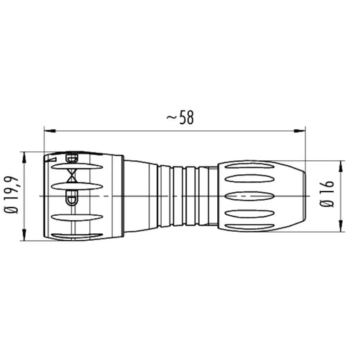 Binder 77 Plug (2.5-4mm)