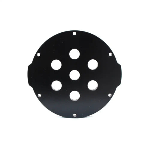 BlueRobotics 75 mm / 3-inch End Cap Aluminum 7x M10 Hole - 1000m