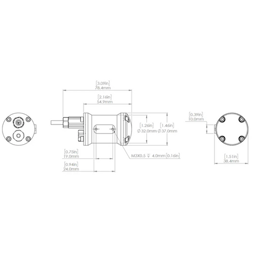 BlueRobotics Lumen Subsea Light (Pre-Connected Sets) (Number of Lights - 2)