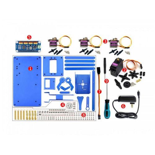 Bluetooth / WiFi 4-DOF Metal Robot Arm Kit for Raspberry Pi