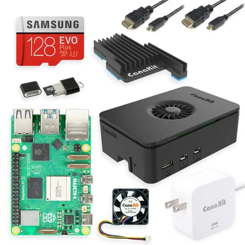 CanaKit Raspberry Pi 5 Starter Kit - 8GB - Turbine Black