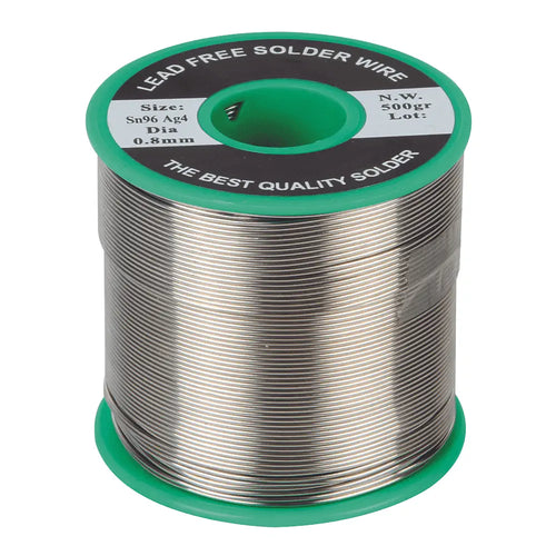 Velleman Lead-Free Solder 96% Sn - 4% Ag, 0.8mm, 500g