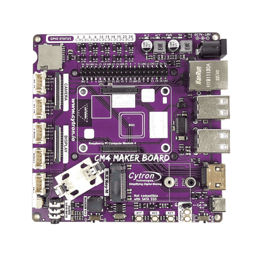 Cytron CM4 Maker Board Carrier Raspberry Pi CM4 (Board Only)