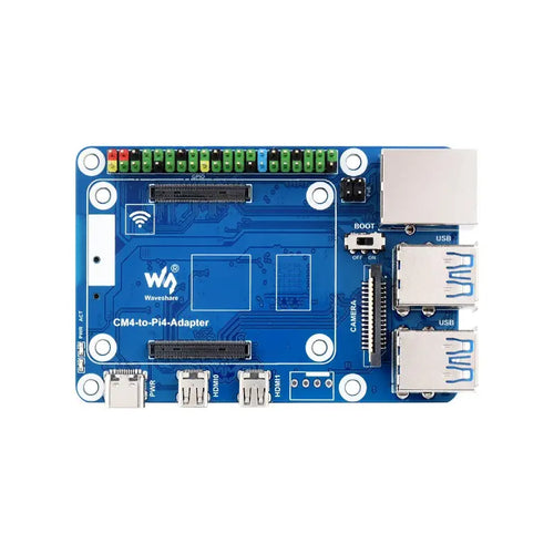 Waveshare CM4 to Pi 4B Adapter for Raspberry Pi 4B (CM4 not included)