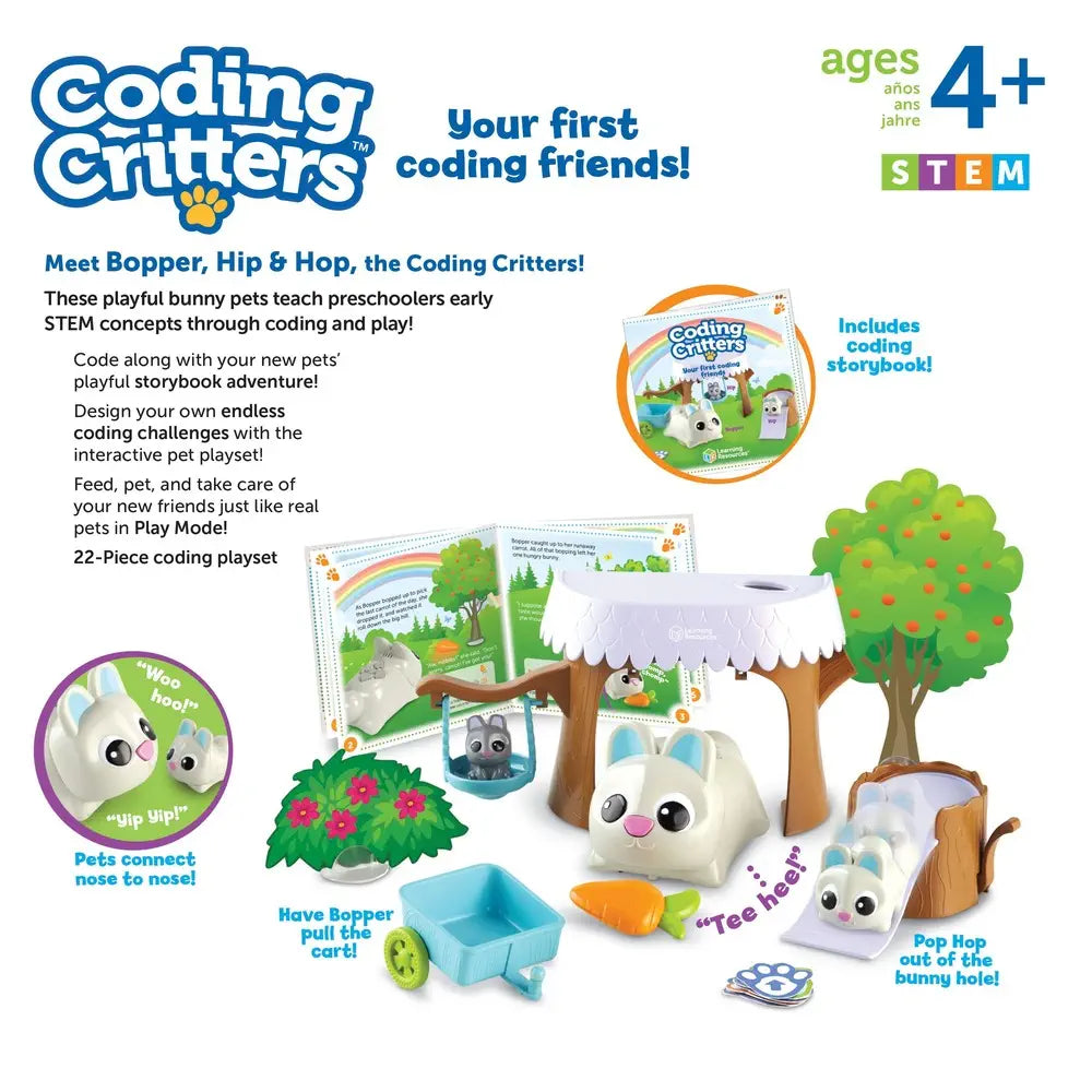 Coding Critters® Bopper, Hip & Hop
