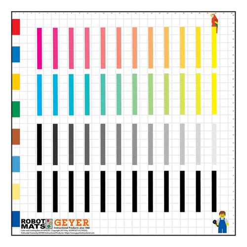 Color Contrast Robotics Practice Mat