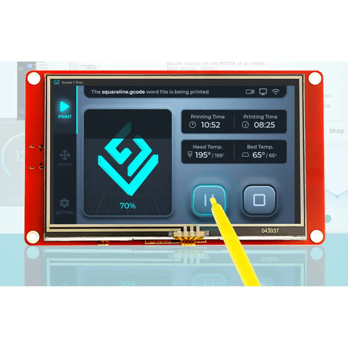 CrowPanel 4.3-Inch 480x272 HMI Touch Display, Wi-Fi & BLE