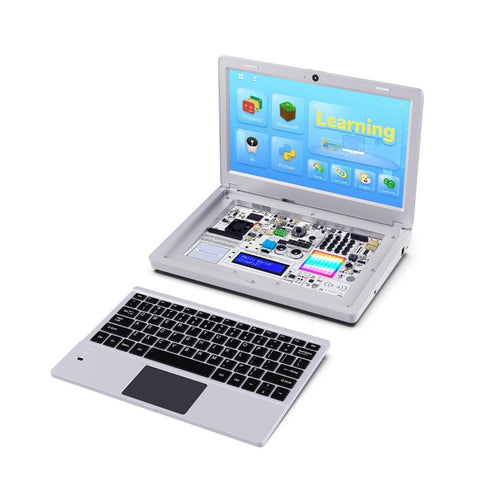 CrowPi2 Basic - All in One Raspberry Pi Laptop & STEM Learning Platform (Silver)