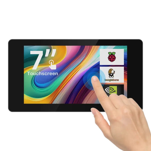 CrowVision 7in Touch Screen HDMI 1024x600 IPS for RPi, LattePanda, Beaglebone, Jetson (US-Stecker)