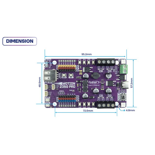 Cytron MOTION 2350 Pro - Advanced Robotics Controller for Beginners