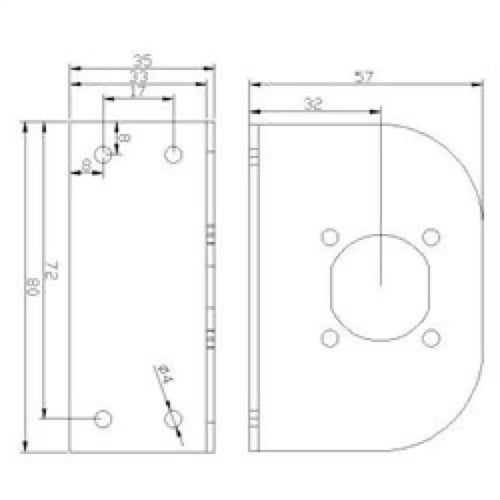 Devtantech EMG49 Mounting Bracket