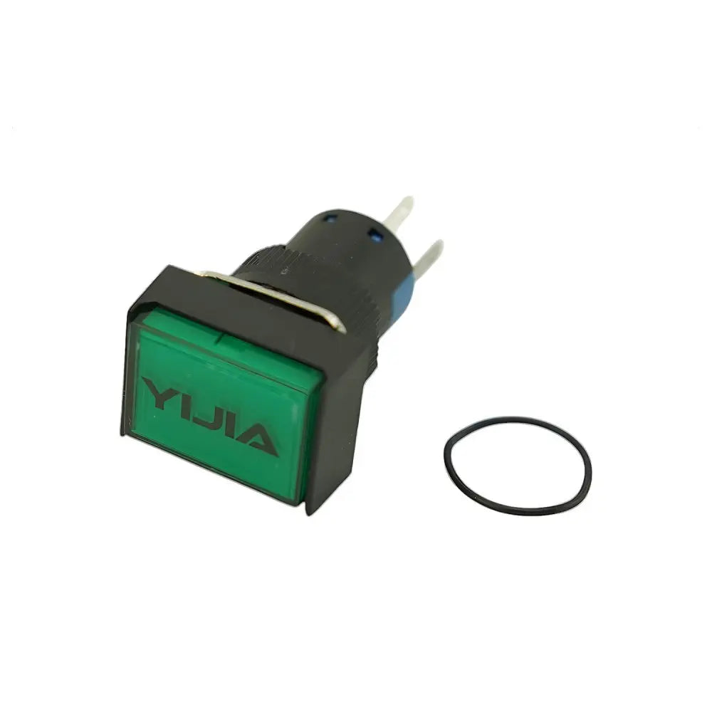 DFRobot Self Locking Lamp Press Button - Green