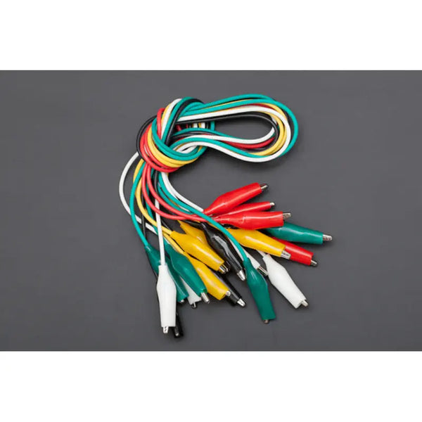 DFRobot Alligator Clip Test Cables (10 pcs Pack)