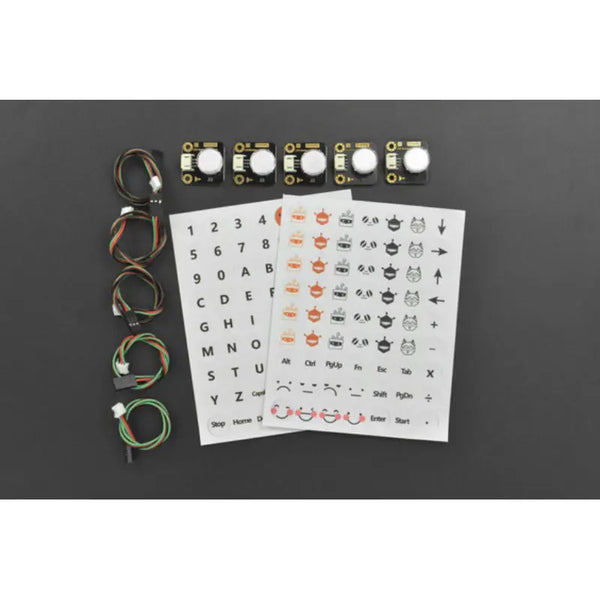 DFRobot Gravity: LED Button x 5 Pack