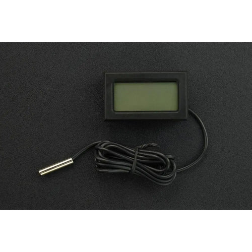 DFRobot Waterproof Digital Thermometer w/ Display, -50℃ to 110℃, ±1℃ Error, 1m Probe