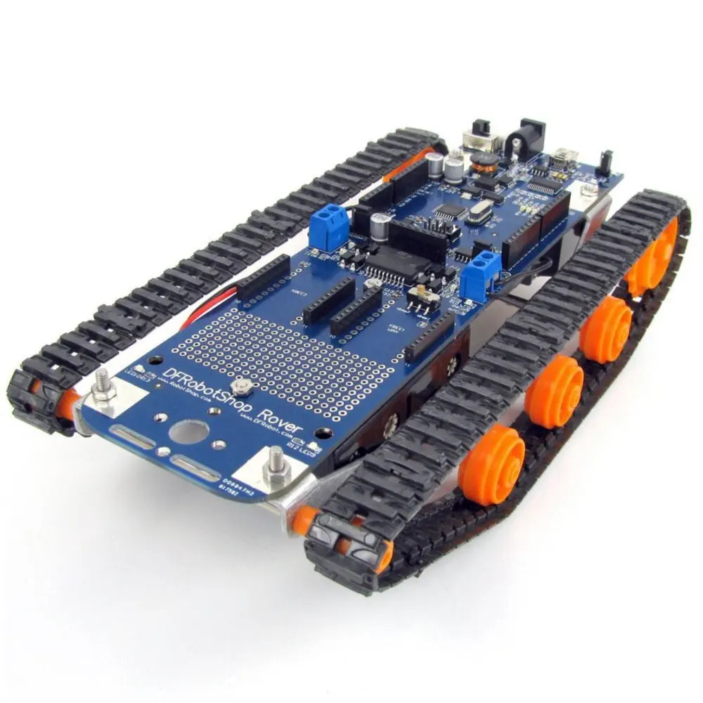 Basic Rover Sensor DFRobotShop Rover V2 - Arduino Compatible Tracked Robot (Basic Kit ...