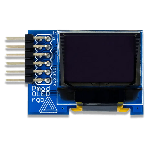 Digilent Pmod OLEDrgb: 96x64 RGB OLED Display w/ 16-bit Color Resolution