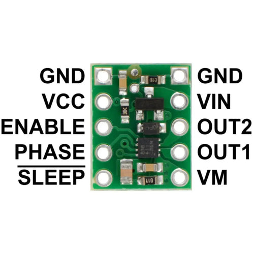 DRV8838 Single Brushed DC Motor Driver