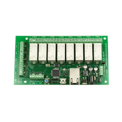 dS378 - 16A 8 Channel Ethernet Relay