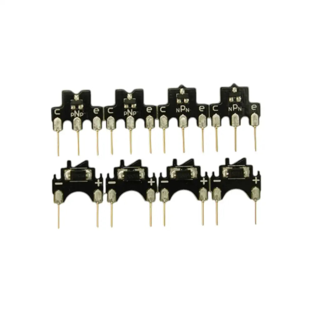 ECell: Breadboard-Plugin Diode & Transistor Kit