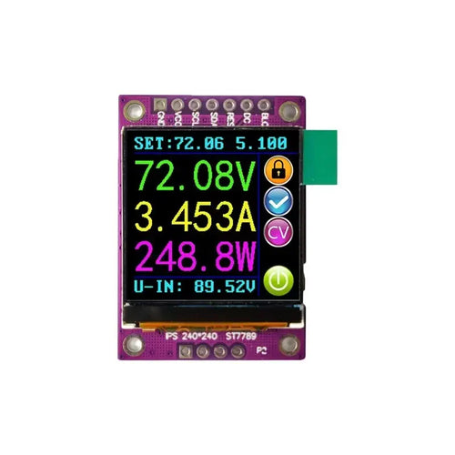 Elecrow 1.3 inch 240x240 IPS TFT LCD 7-Pin SPI ESP32/Arduino Display Module