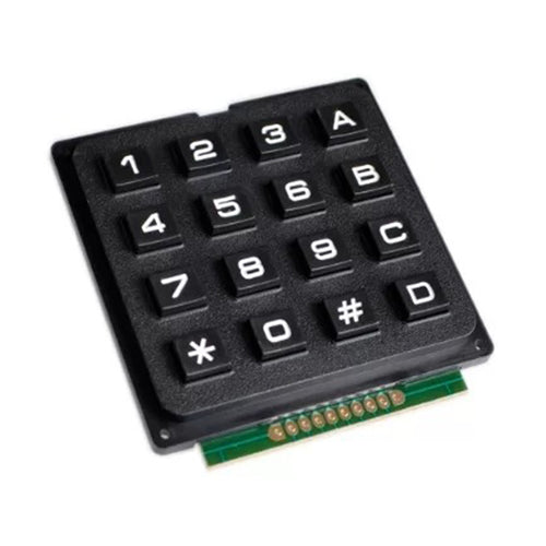 Elecrow 16-Key 4x4-Matrix Plastic Keypad Array Module, DIY Kit for Arduino