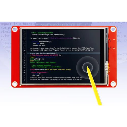 Elecrow CrowPanel 3.5-inch HMI ESP32 Display 480x320 SPI TFT LCD Touchscreen w/ Case