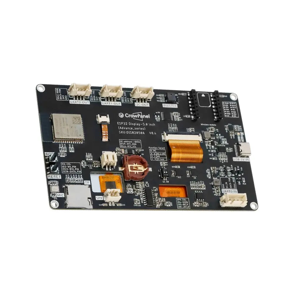 Elecrow CrowPanel Advance 5.0-HMI ESP32 AI Display 800x480 IPS Touch Screen