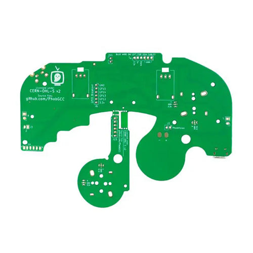 Elecrow PhobGCC v2.0.5 Gamecube Controller Motherboard - Green w/ Black Handle Shell