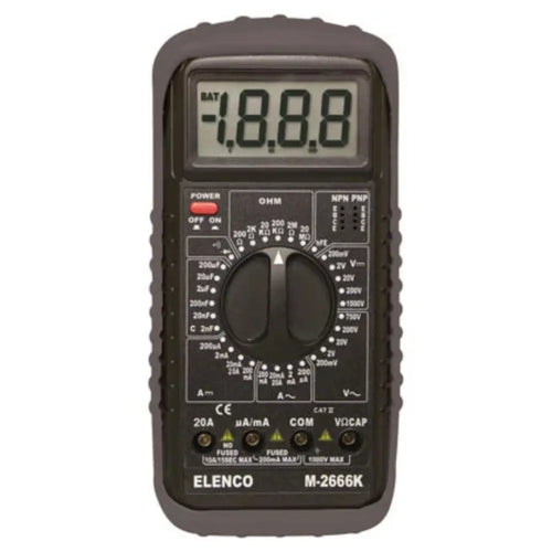 Elenco 3 1/2 Digit Capacity Multimeter w/ Transistor Kit