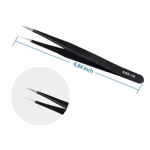 ESD Precision Anti-Static Tweezers Set (9pk)