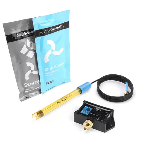 Atlas Scientific EZO Complete-ORP Kit w/ Lab Grade Gold ORP Probe and CoC