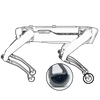 Boston Dynamics Spot aluminium feet caps