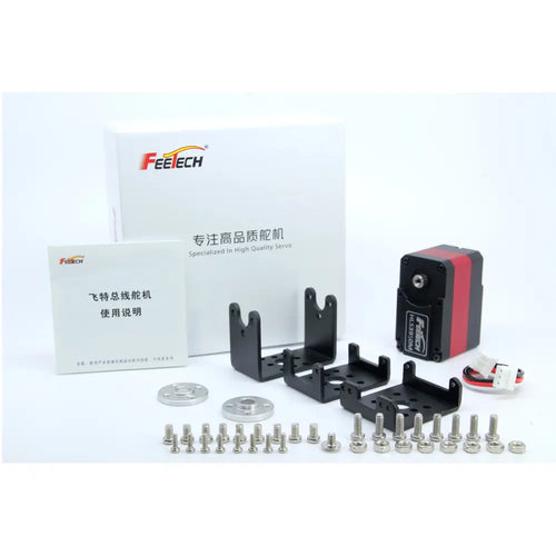 FeeTech 12V 50kg.cm Coreless Motor Double Shaft Constant Force