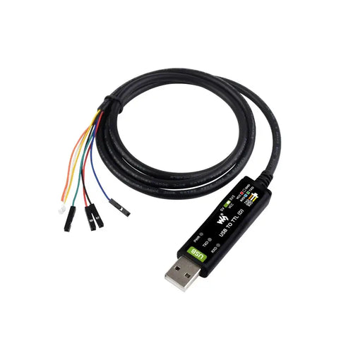 Waveshare Chip Industrial USB to TTL Serial Cable for Raspberry Pi 5 Debugging