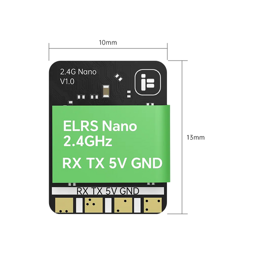 iFlight ExpressLRS ELRS Nano Receiver 2.4G RX+40mm Mini Antenna