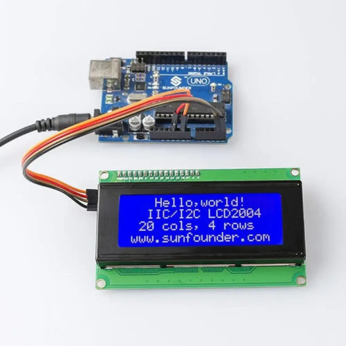 IIC/I2C/TWI Serial 2004/20x4 LCD Module Shield for Arduino Uno/Mega2560